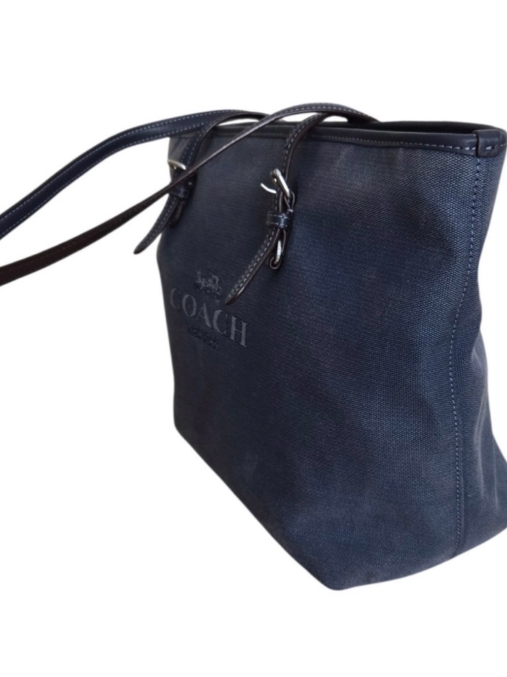 Coach Tote Bag – Canvas – Pre-Owned - Picture 8 of 11